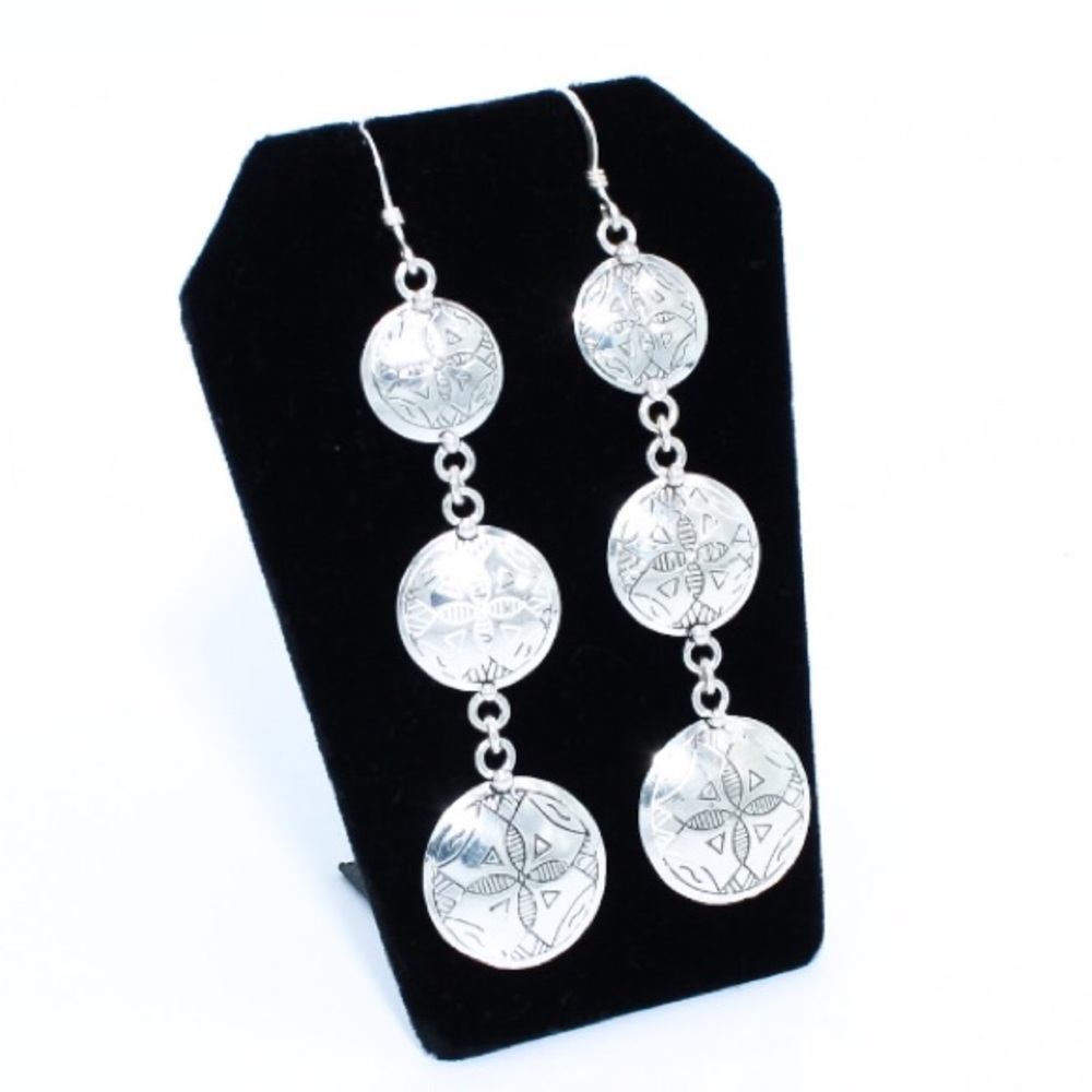 HP 🎉Triple Drop Berber Dangles SP0109 - Picture 2 of 6